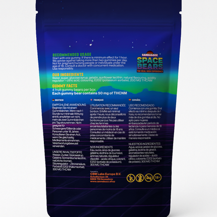 Novus Fumus Space Bears – THCNm Gummies - 200mg