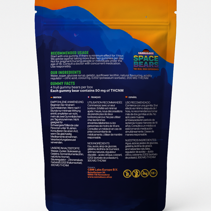 Novus Fumus Space Bears – THCNm Gummies - 200mg