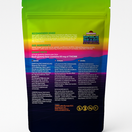 Novus Fumus Space Bears – THCNm Gummies - 200mg