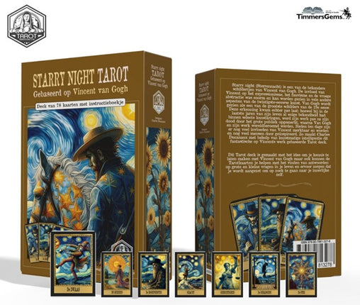 Novus Fumus Tarotkaarten Starry Night (Gebaseerd op Vincent van Gogh)