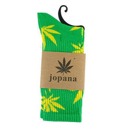 Novus Fumus Wiet Sokken - Groen/Geel