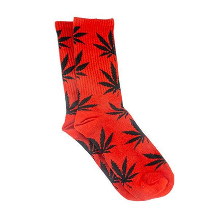 Novus Fumus Wiet Sokken - Rood/Zwart