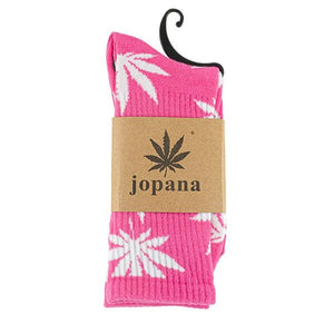 Novus Fumus Wiet Sokken - Roze/Wit