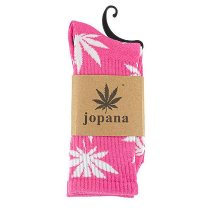 Novus Fumus Wiet Sokken - Roze/Wit