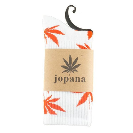 Novus Fumus Wiet Sokken - Wit/Oranje