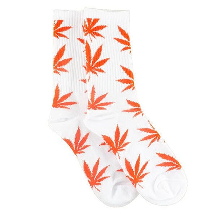 Novus Fumus Wiet Sokken - Wit/Oranje