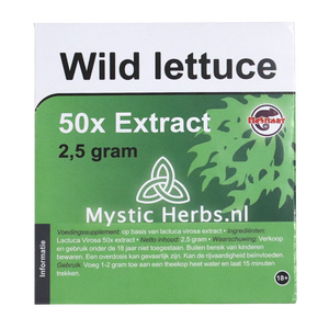 Novus Fumus Wild Lettuce 50X Extract – 2,5 gram