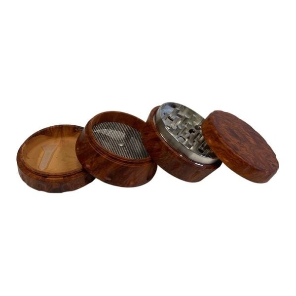 Novus Fumus Zinklegering Grinder 63mm - Gemengd Ontwerp - 4-delig