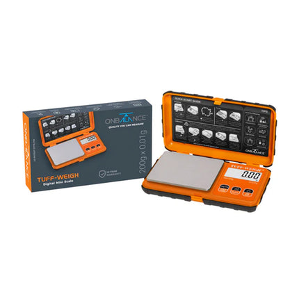 On Balance Tuff Orange Mini Weegschaal 200g x 0.01g