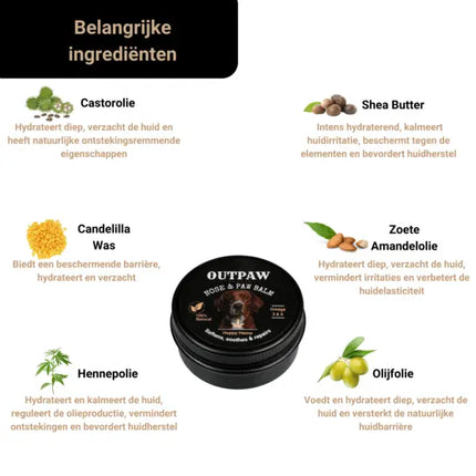 Outpaw Neus- en Pootjes Balsem +/- 50ml