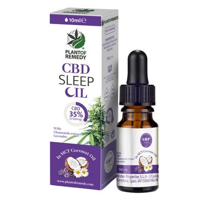 Plant of Remedy CBD Slaap Olie 35% (10.500 mg CBD)