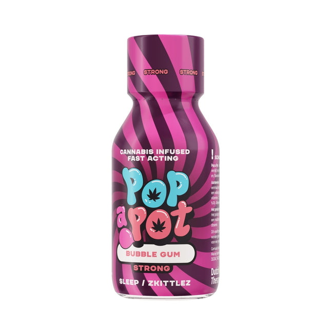 Pop a Pot Pop a Pot Strong Bubble Gum Hennepshot – Zkittlez Profiel (100 ml)