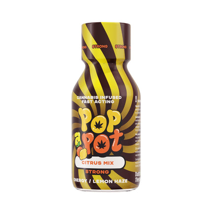 Pop a Pot Pop a Pot Strong Citrus Mix Hennepshot – Lemon Haze Profiel (100 ml)