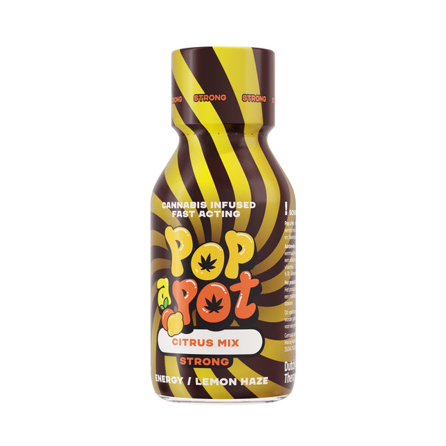 Pop a Pot Pop a Pot Strong Citrus Mix Hennepshot – Lemon Haze Profiel (100 ml)
