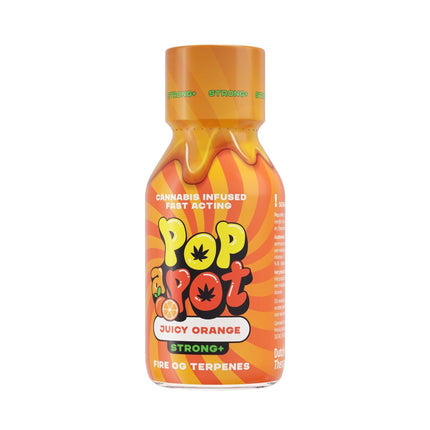 Pop a Pot Pop a Pot Strong+ Juicy Orange Hennepshot – Fire OG Profiel (250 mg)
