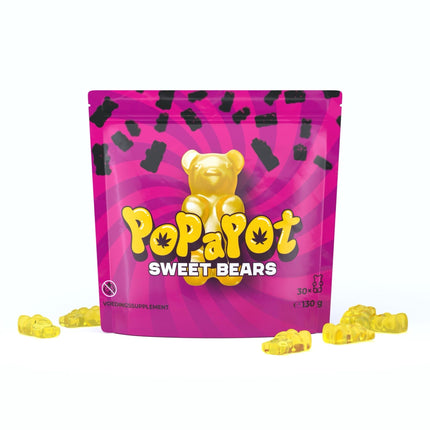 Pop a Pot Pop a Pot Sweet Bears – Fruitige Hennep Gummies (8 mg per stuk)