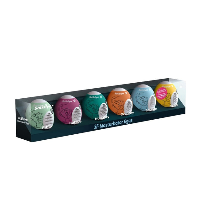 Satisfyer Masturbator-Eier-Set (6-teilig)