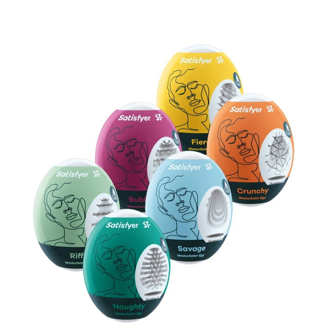 Satisfyer Masturbator Ei Set (6 stuks)