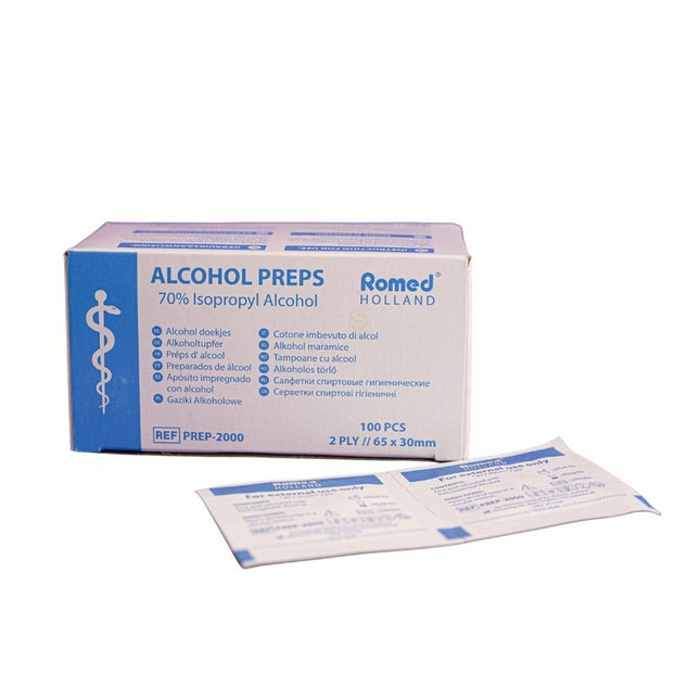 SpaceJars Alcohol Doekjes 70% IPA - 10st