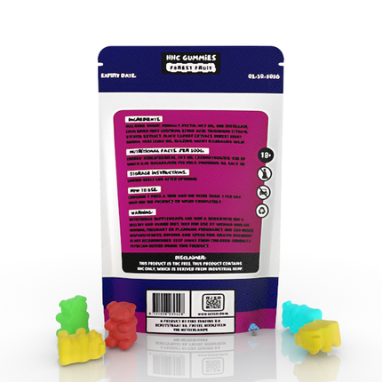 Stoney HHC Gummies - Forest Fruit - 250mg (5 stuks)
