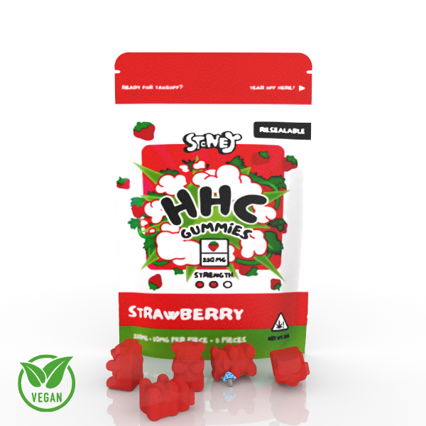 Stoney HHC Gummies - Strawberry -  250mg (5 stuks)