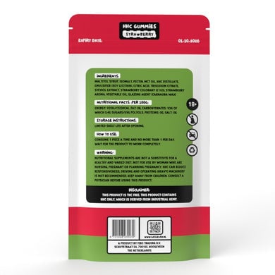 Stoney HHC Gummies - Strawberry -  250mg (5 stuks)