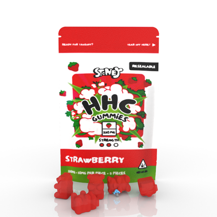 Stoney HHC Gummies - Strawberry -  250mg (5 stuks)