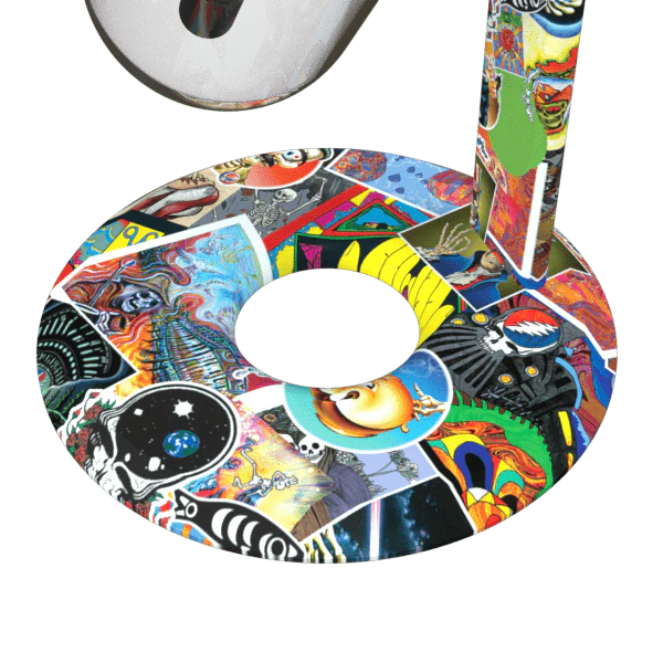 Stündenglass Gravity Hookah - Grateful dead - Legacy Patchwork