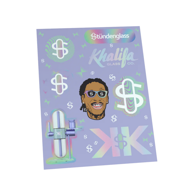 Stündenglass Gravity Hookah - Khalifa - Violet Sky / Mints