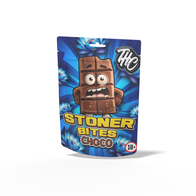 The High Company Stoner Bites Choco – Blauwe Lotus 300mg