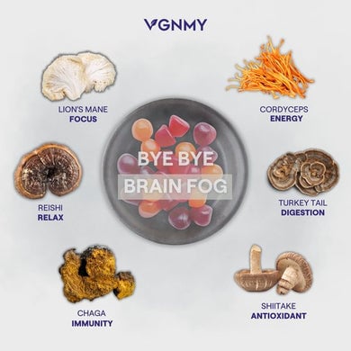 VGNMY Mushroom Gummies -  60 gummies