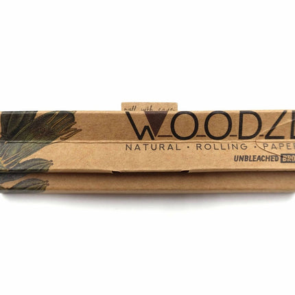 Woodzl 32 Ongebleekte Lange Vloeitjes -  Bruin Rijst Papier