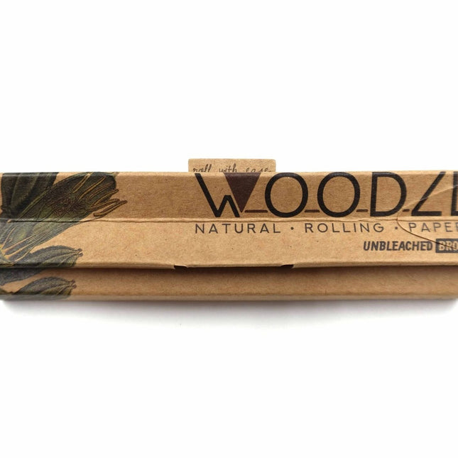 Woodzl 32 Ongebleekte Lange Vloeitjes -  Bruin Rijst Papier