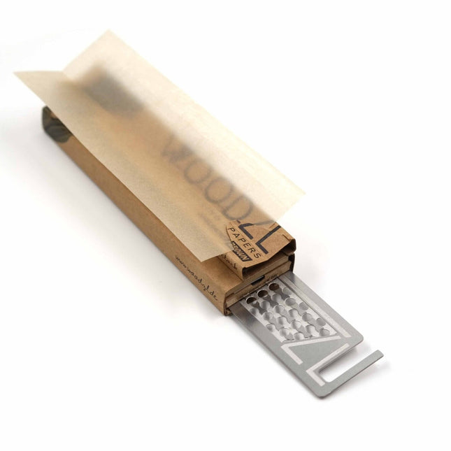 Woodzl 32 Ongebleekte Lange Vloeitjes -  Bruin Rijst Papier