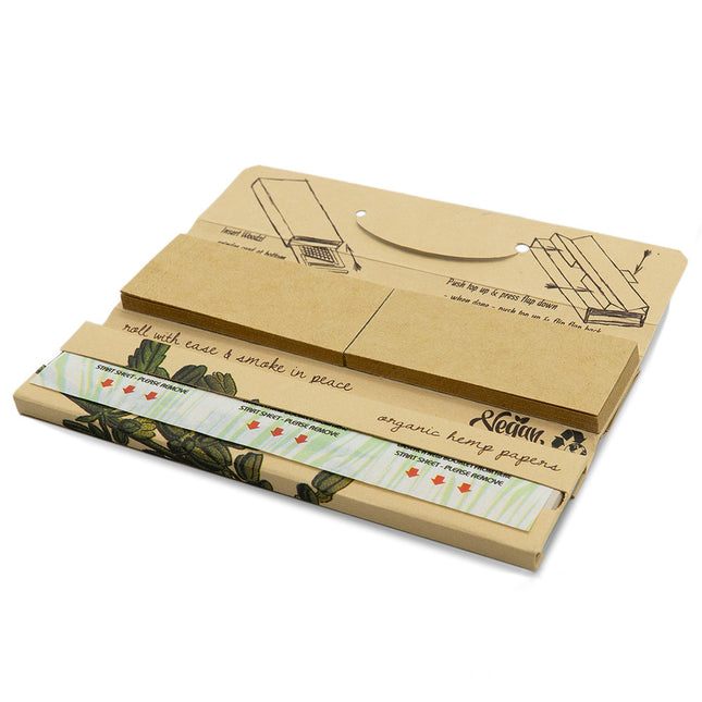 Woodzl 32 Ongebleekte Lange Vloeitjes van HEMP PAPIER