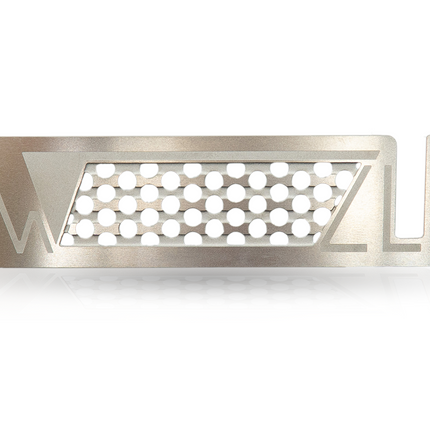 Woodzl Roestvrijstalen card grinder met stamper