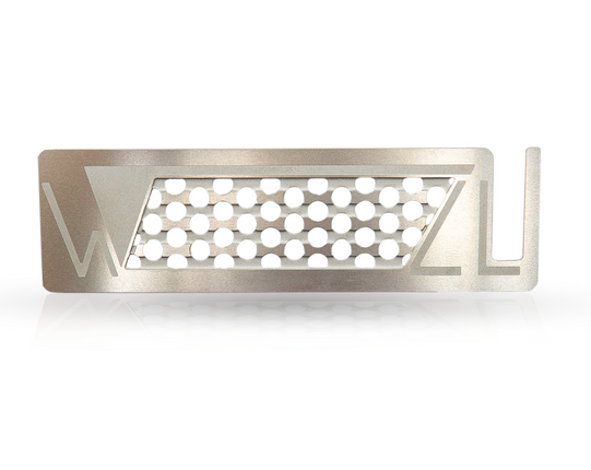 Woodzl Roestvrijstalen card grinder met stamper