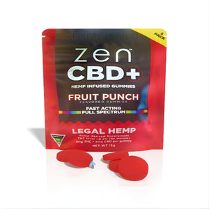 ZEN CBD ZEN CBD+ Gummies Fruit Punch – 5 Pack