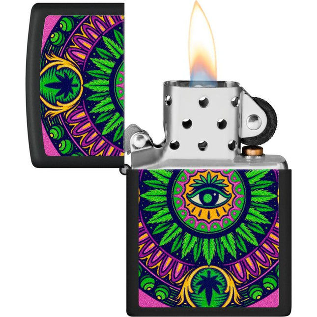 Zippo Zippo - Cannabis Eye (Glow in the Dark)