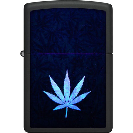Zippo Zippo - Green Cannabis Design (Glow in the Dark)