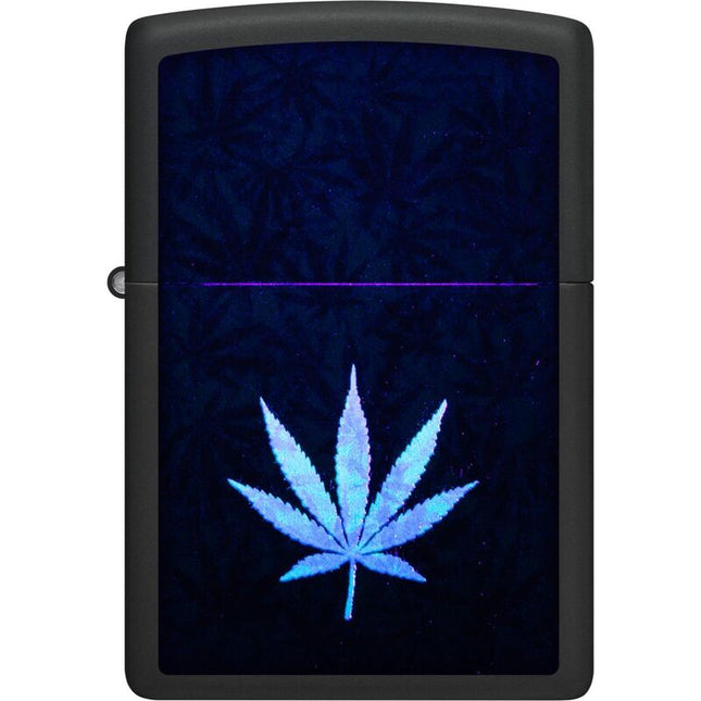 Zippo Zippo - Green Cannabis Design (Glow in the Dark)