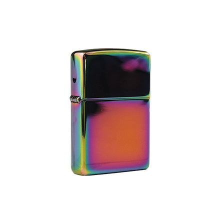 Zippo Zippo Regular Aansteker – Chrome, Brass, Satin & Spectrum